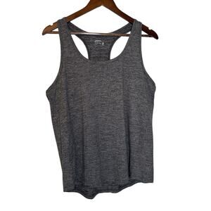 Jockey Women’s Activewear Racer Back Tank Gray‎ Size LARGE